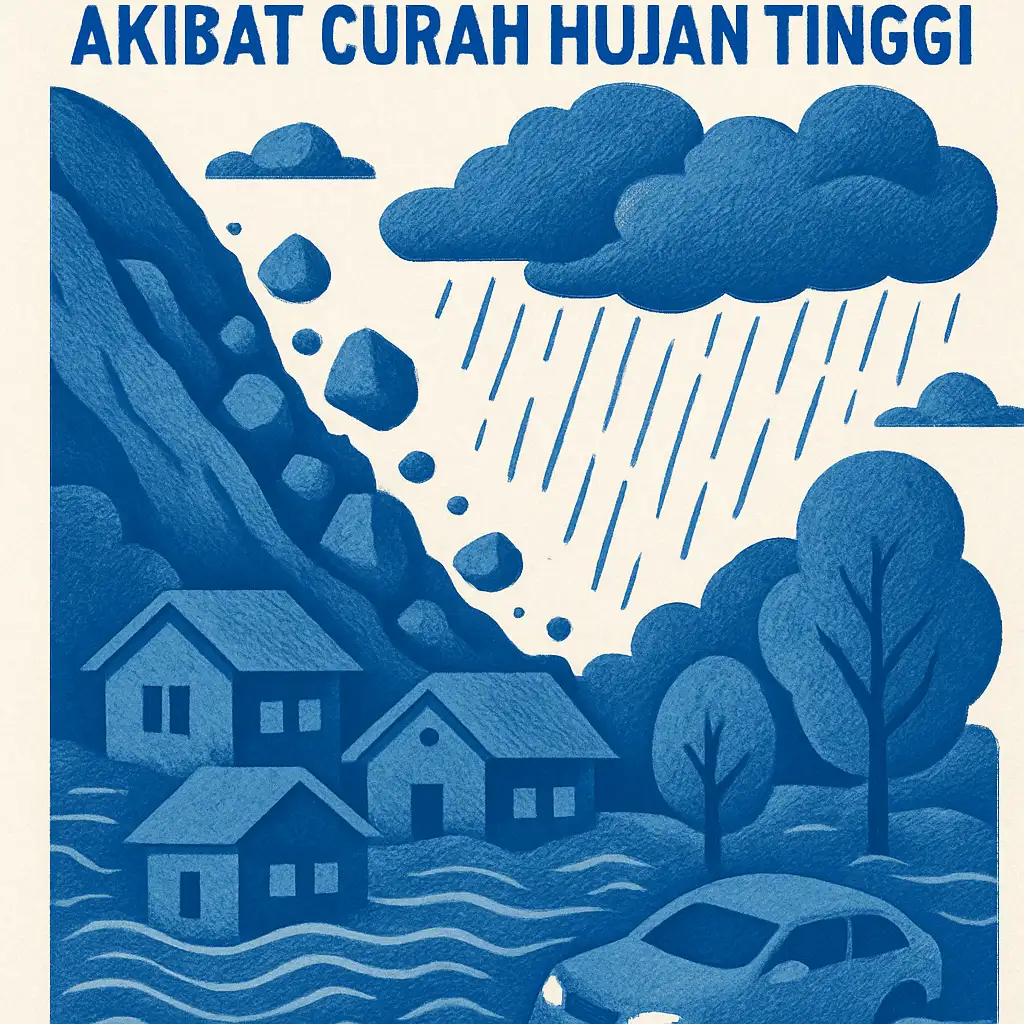 Banjir dan Tanah Longsor Akibat Curah Hujan Tinggi